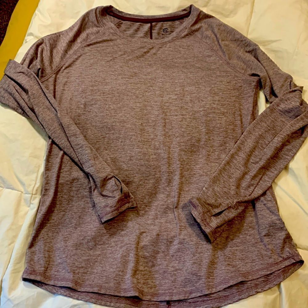 CHAMPION, long sleeve, medium, like new, thumb holes